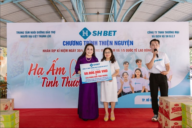SHBET Trang nhà cái nổi tiếng tặng thưởng siêu khủng 3 Tài Xỉu MD5 Cách Chơi Online Mẹo Thắng Link Uy Tín 2025 SHBet trao thưởng chương trình thiện nguyện